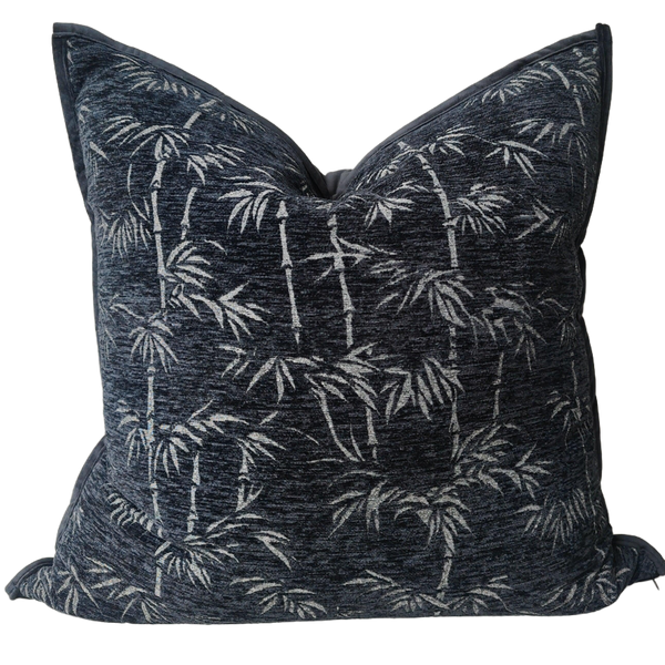 Chinoiserie 55cm Square - Bamboo Black