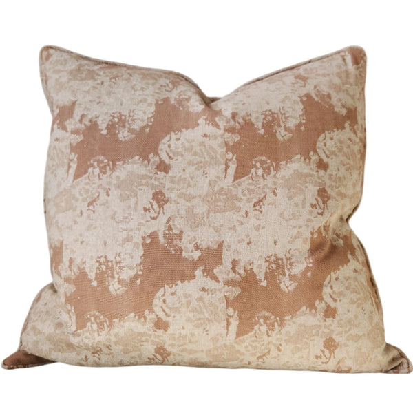 Hazel Linen Cushion 55cm Square - Rose Pink