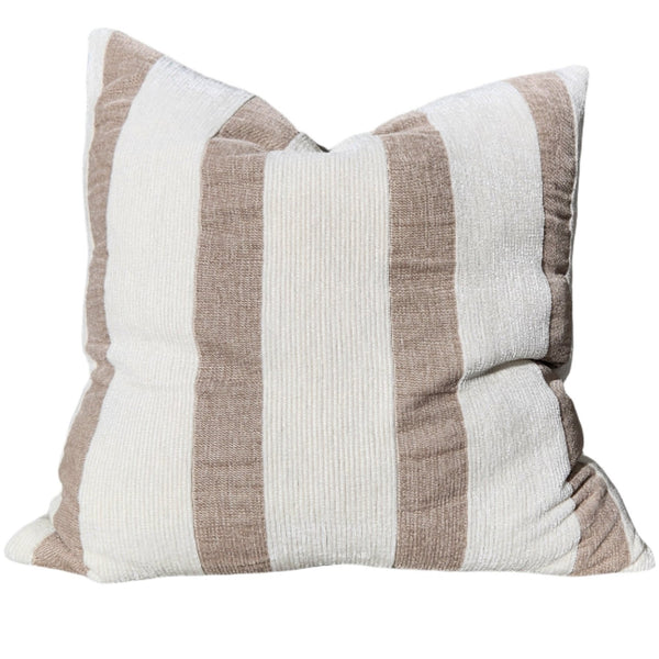 RESTOCK SOON  - Palma Corduroy Cushion 55cm Square - Off White | Nude