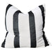 LAST ONE - Palma Corduroy Cushion 55cm Square - Off White | Black