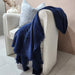 BURSA Cotton Throw 150cm x 200cm | Ocean Blue