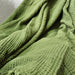 BURSA Cotton Throw 150cm x 200cm | Moss Green