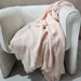 BURSA Cotton Throw 150cm x 200cm | Coral Pink