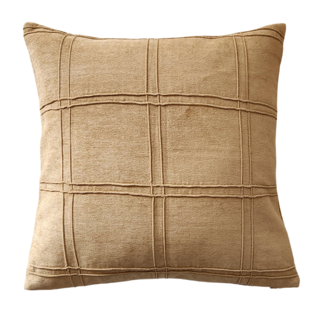 RESTOCK SOON END OF OCT | Bruges Linen Cotton Cushion 50cm Square - Mustard Yellow