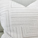 Maze Cushion 50cm Square - Off White