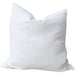 Olga Linen Cotton Cushion 60cm Square - White