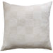 Chartres Jacquard Linen Cotton Cushion 60cm Square | Natural