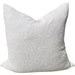 Leopard Jacquard Cotton Cushion Square 55cm - Off White | Natural