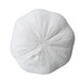 LAST ONE - Olga Linen Cotton Cushion Round 25cm Diameter - White