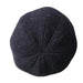 Olga Linen Cotton Cushion Round 25cm Diameter - Black