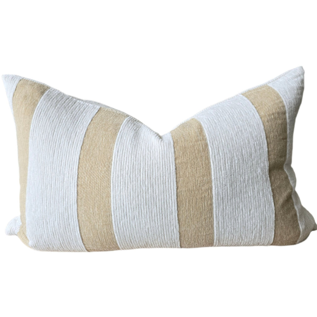 Palma Corduroy Cushion 40x60cm Lumbar - Off White | Sand