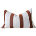 Palma Corduroy Cushion 40x60cm Lumbar - Off White | Rust