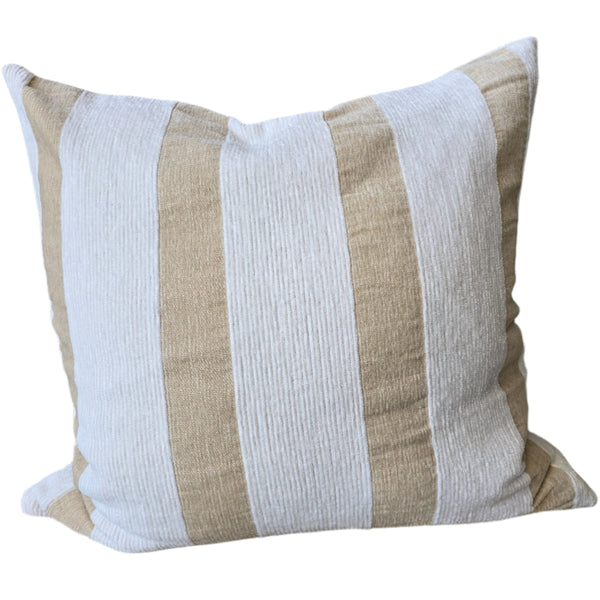 Palma Corduroy Cushion 55cm Square - Off White | Sand