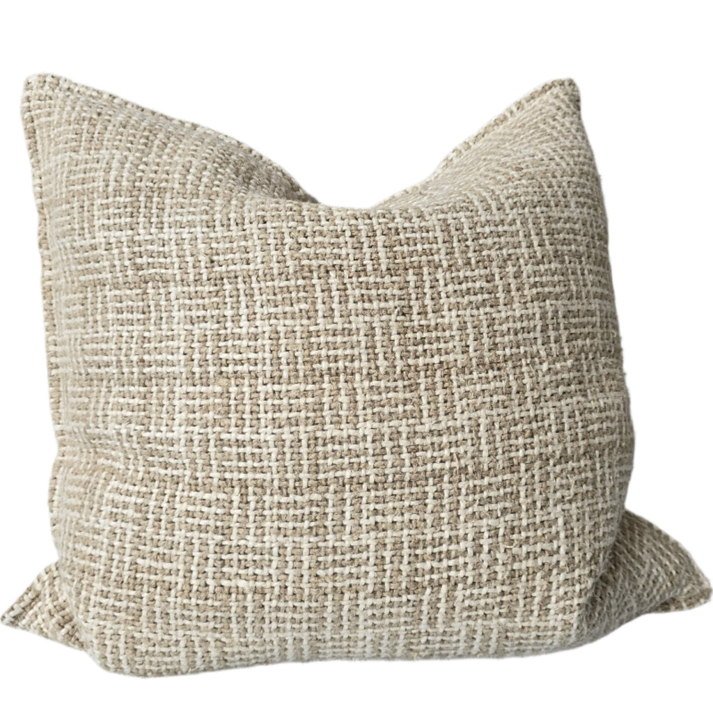 Détente Hand-loomed Rustic Texture Pure French Linen 55cm square - Aspen