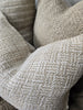 Détente Hand-loomed Rustic Texture Pure French Linen 55cm square - Aspen