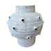 Star-shaped Handcrafted Ceramic Vase 26x22x22cm - White