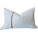 Alexia Linen Cotton Cushion 40x60cm Lumbar- White