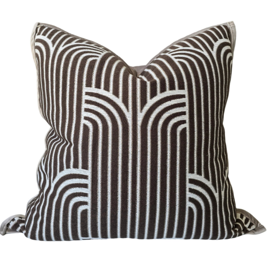 Kya Cushion 55cm Square - Dark Chocolate