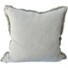 Champêtre Heavy Weight French Linen Cushion 55cm Square  - Natural