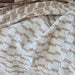 Mosaic Jacquard Double Sided Linen Cotton Massive Throw 230x150cm - Mocha Mousse | Off White