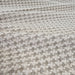 Houndstooth Linen Cotton Bedcover Massive Throw 230x200cm - Natural