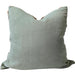 Romantic Nostalgia Cushion 55cm Square  - Green | Burnt Orange