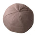 Billie Linen Cotton Cushion Round 30cm Diameter - Deep Coffee Brown