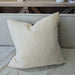 Fontainebleau Cotton Velvet & French Linen Two Sided Cushion 55cm Square - Pinecone Brown