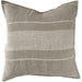 Détente Multi-Weave Rustic Texture Pure French Linen 55cm Square Feather Filled - Kyoto