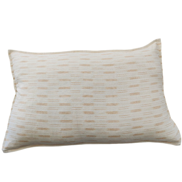 Asha Linen Cushion 40x60cm Lumbar - Ginger Yellow