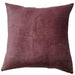 Fontainebleau Cotton Velvet & French Linen Two Sided Cushion 55cm Square - Burgundy