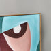 H019 Walnut Framed Full Hand Painted Artwork 120 cm x 80 cm