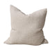 LAST ONE - Olga Linen Cotton Cushion 55cm Square - Oatmeal