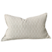 Mosaic Jacquard Linen Cotton Cushion 40x60cm Lumbar | Mocha