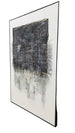 H044 Black Framed Full Hand Painted Artwork  120 cm x 80 cm