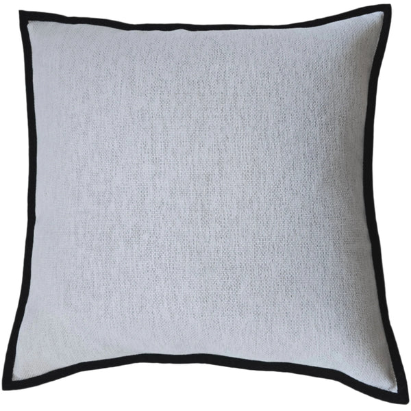 Maya 55cm Square - Off White | Black Border