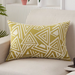 Gistel Cushion 40x60cm Lumbar - Yellow Triangle Shape